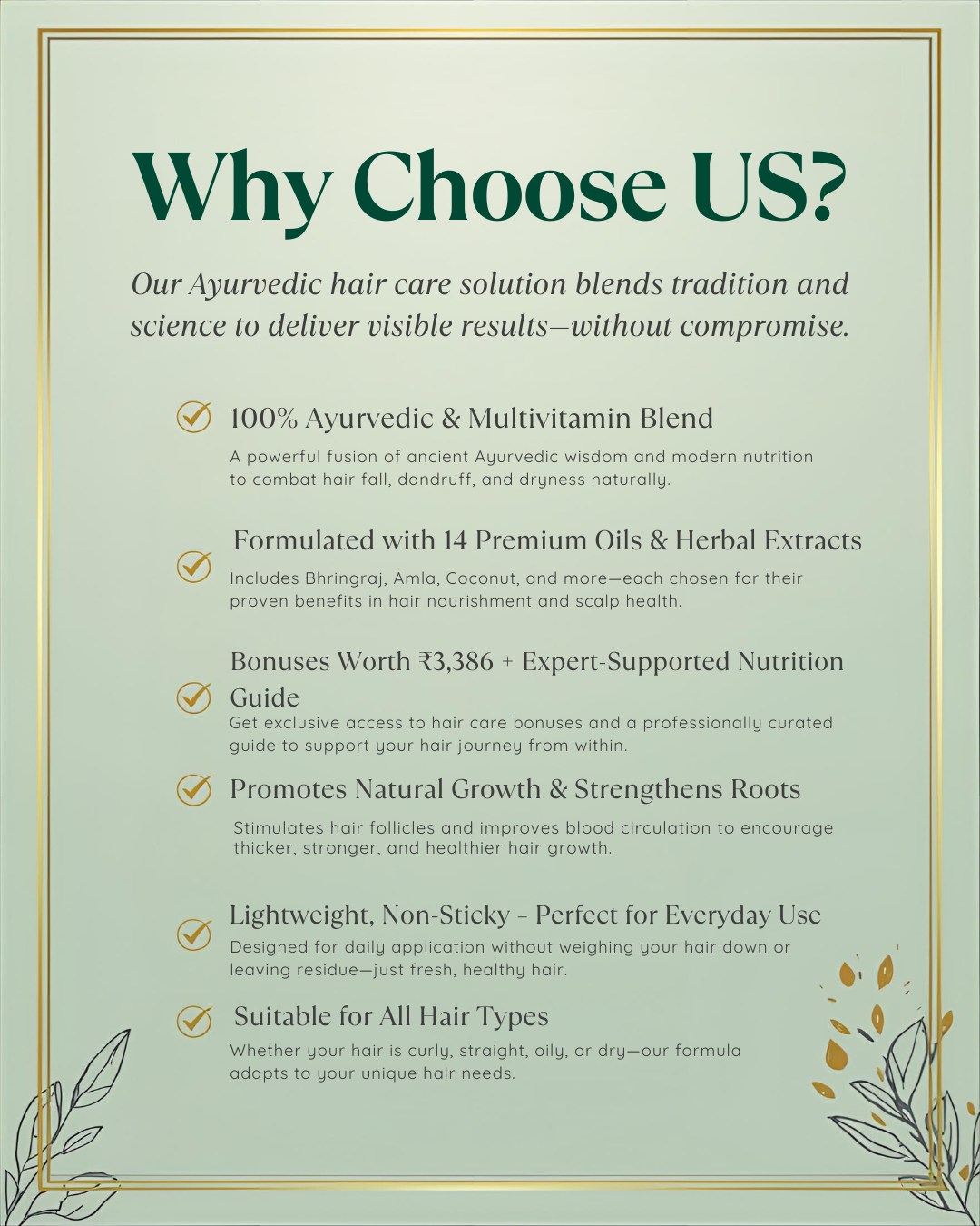 EFFIX Ayurvedic 3 in 1 Hair Growth and Repair Oil - Buy 1 + Get 1 Free (Pack of 2) - Limited Batch!