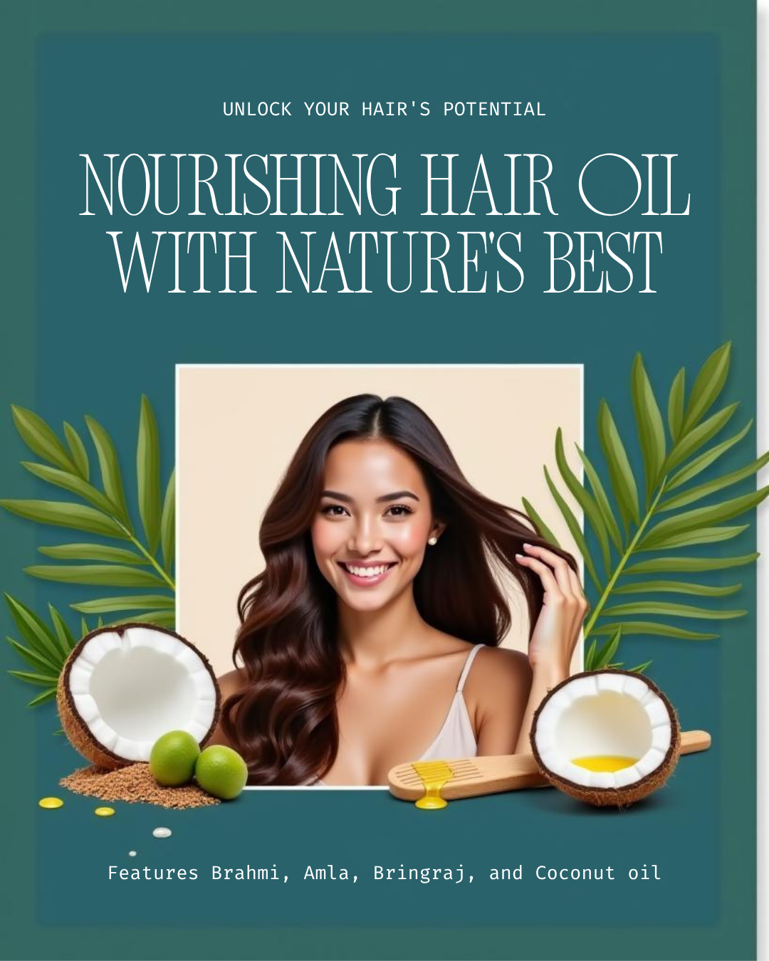 EFFIX Ayurvedic 3 in 1 Hair Growth and Repair Oil - Buy 1 + Get 1 Free (Pack of 2) - Limited Batch!